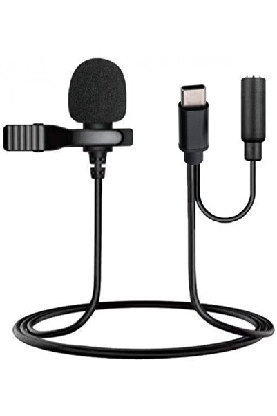 Generic LAVALIER GL-140 TYPE-C Microphone With 3.5MM Pin Connector