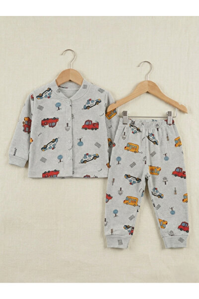 Yumak Bebek Ürünleri Organic Cotton Pack Car Printed Baby Boy Pajamas – Newbo...