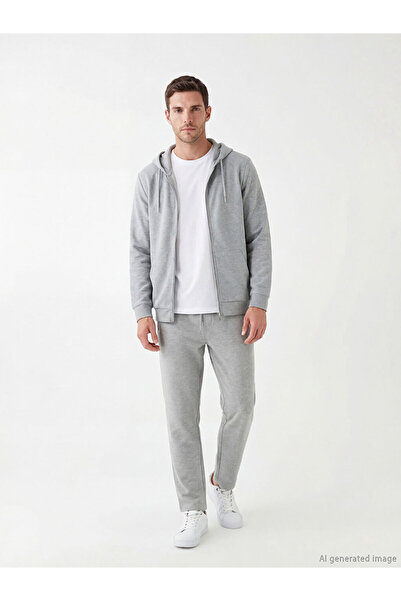 LC Waikiki Ανδρικό αθλητικό παντελόνι LCWAIKIKI Classic Grey Standard Fit