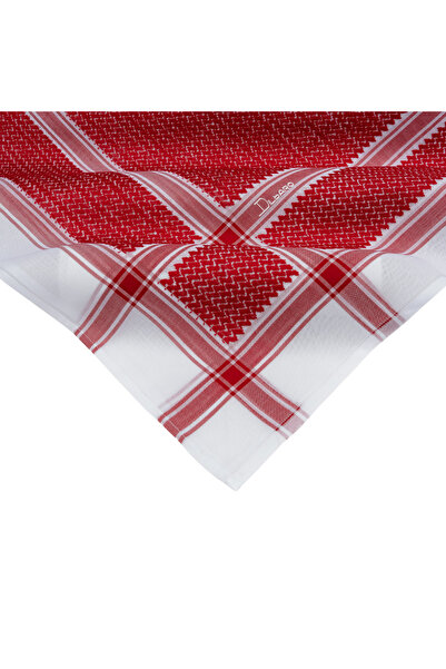 DILBARO Delbaro red shemagh with a luxurious modern design - high quality, av...