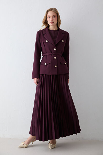 Melike Tatar Плісирована спідниця та жакет, комплект 32-2735