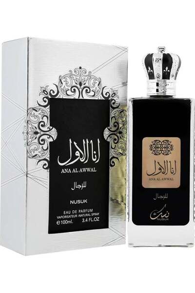 Nusuk نسك أنا الأول أو دو برفوم بخاخ، 3.4 أونصة/100 مل (للرجال)