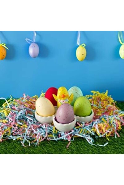 OEM Colored Ceramic Egg Holder Chick for 5 Easter Eggs Ø14 x 10 cm