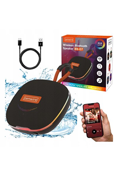 zenwire Boxa Portabilă Bluetooth Vibe BS-07, 13W, IPX4, Negru, 93x45x100mm