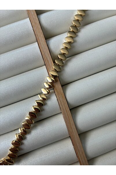 ARİ TAKI Badem Gold Steel Bracelet