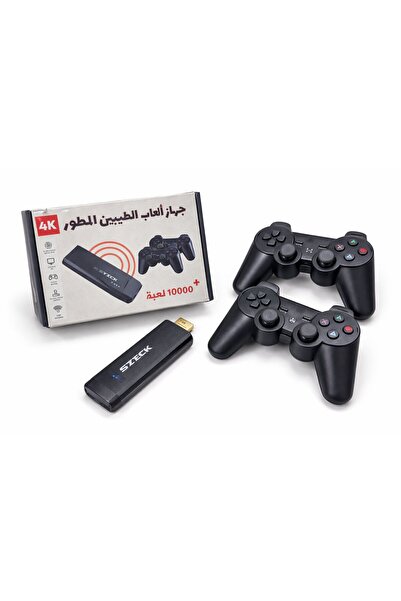 GENERAL'S جهاز ألعاب تلفزيون 4K +10000 لعبة مع يدين تحكم لاسلكية