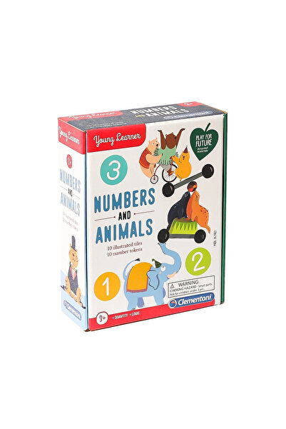 CLEMENTONI 75048TR Young Learner - أرقام وحيوانات +3 سنوات