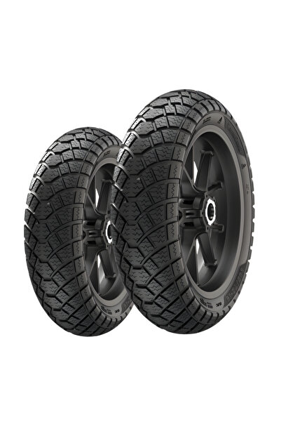 TÜRKMOPET Falcon Mocco 50/125 90/90-12 ve 90/90-12 Winter 2 Tubeless Ön Arka ...