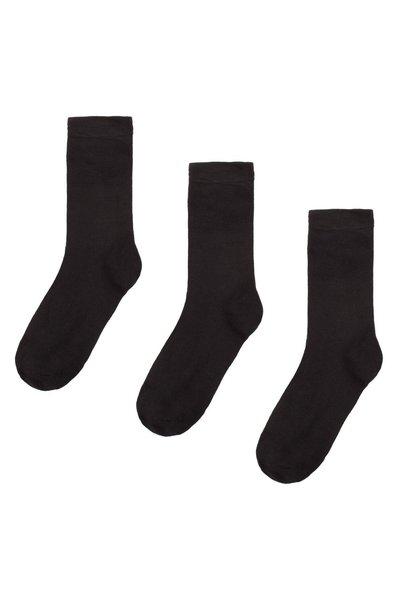 OEM Sosete Negre Bamboo pentru Femei - 3 perechi 37-41