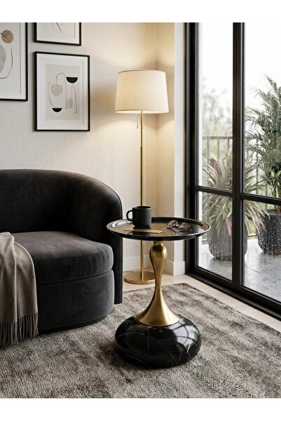 DEC11 Modern side table - with a distinctive artistic design