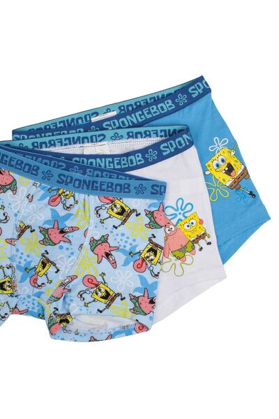 OEM Ciel & Bleu White Boxers Set with Patterned for Children - 3pcs 6-8 Years