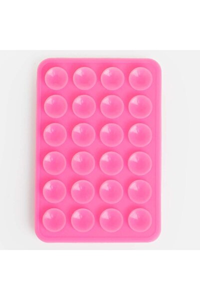 OEM Pink Suction Cup Mobile Phone Holder 5.5x8cm