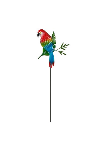 OEM Decorative Metallic Stick Parrot 61cm