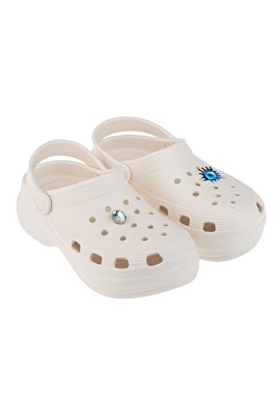 OEM Slapi Saboti Albi Diamant Ochi pentru Femei 37