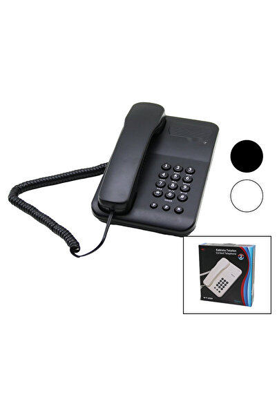Go İthalat Kablolu Masa Telefonu Ev Ofis Arama Bekletme Özellikli Sabit Hat T...