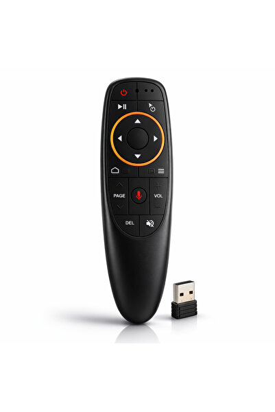 Deppo Trend Kablosuz Air Mouse Akıllı Uzaktan Kumanda Sesli Komutlu 2.4G USB ...