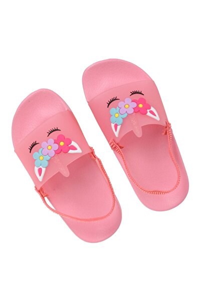 OEM Slapi Slider Roz cu Banda Frosty Unicorn & Elastic pentru Copii 29-30