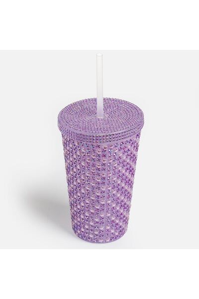OEM Purple Diamond Plastic Cup 470ml