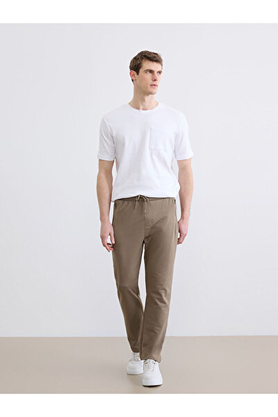 LC Waikiki Lcwaikiki Classic Khaki Standard Fit Men's Sweatpants