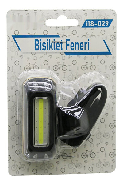 Go İthalat Bisiklet Ön Feneri LED Işık Gece Sürüş Lambası Pilli Güvenlik Farı...