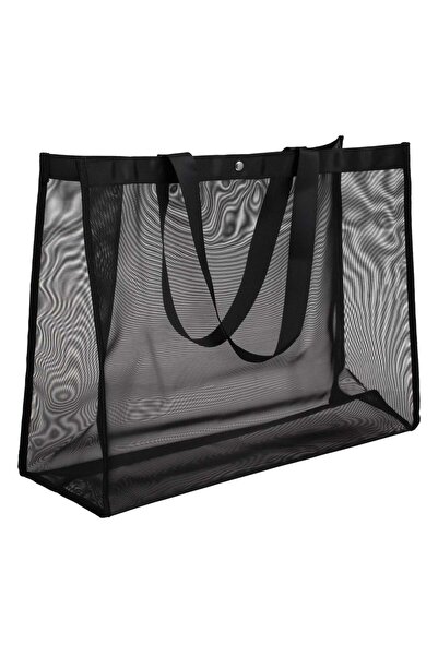 OEM Black Mesh Beach Totebag 52x18x40cm