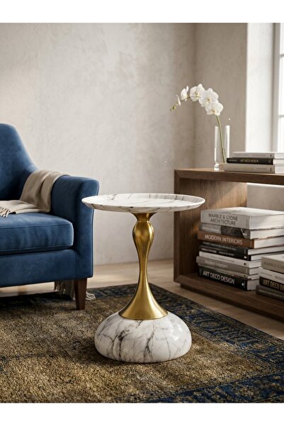 DEC11 Modern side table - with a distinctive artistic design