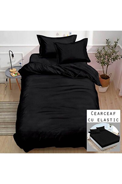 Patul Duvet Cover Set Set, 1 Person, Damask, 4 Pieces, Stretchy Sheet