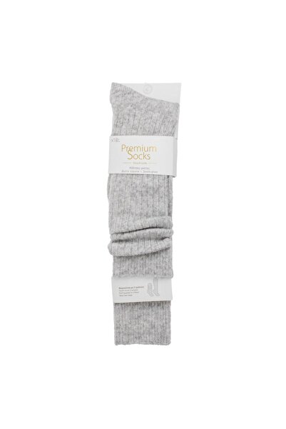 OEM Șosete pentru femei, model dungi, gri, mărimea One Size – confort zilnic ...