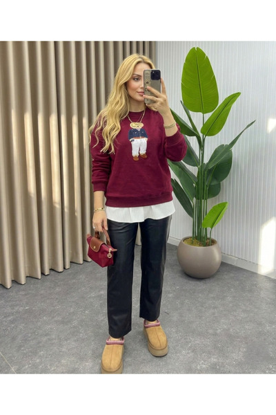 HAPPINES SNM Happiness Snm Women's Sweatshirt with Transitional Dog and Teddy...