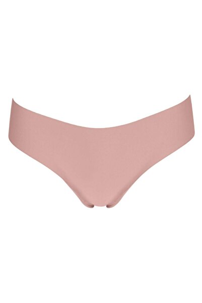 OEM Women's Hipster Panties Laser Cut Pink Nude Small