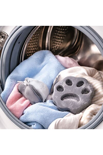 OEM Gray Reusable Hair Removal Discs for Washing Machine - 2 pcs