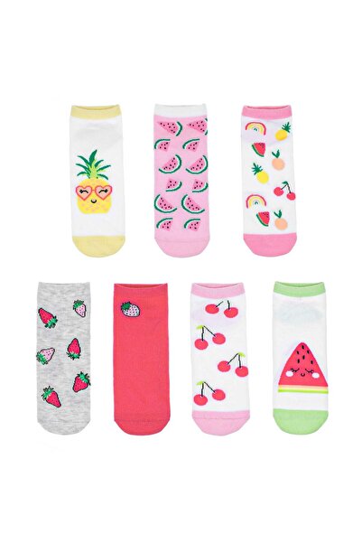 OEM Къси чорапи с с десен за деца - 7 чифта 23-26