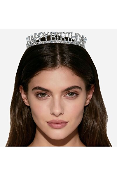 OEM Coronita Par de Petrecere „Happy Birthday” cu Stras