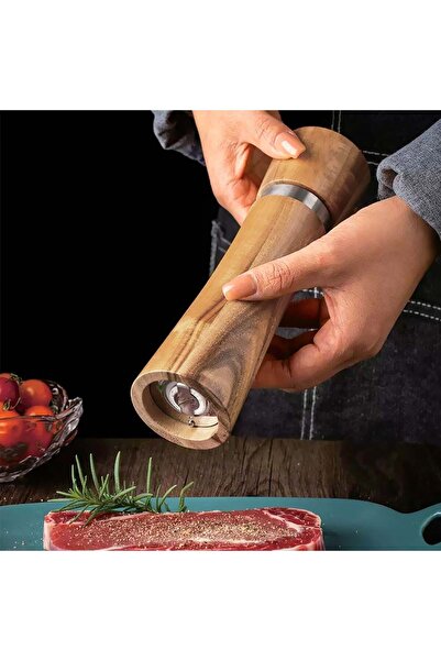 OEM Premium Wooden Manual Spice Grinder Ø5x15cm