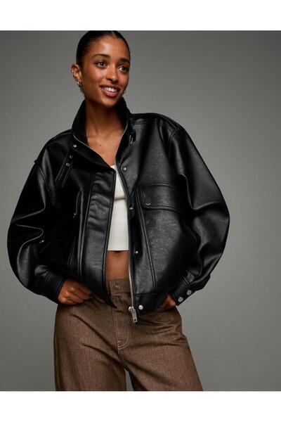 Butik Allbucks Bersh Ka Pocketed Suni̇ De Leather Eket Abbrs3787