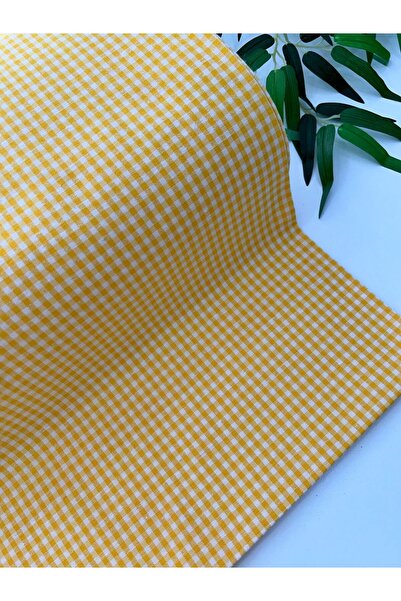 goblenkanaviçe Plaid Pieces of Duck Fabric by the Meter