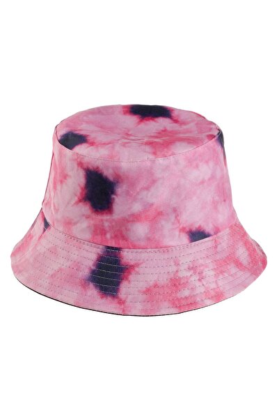 OEM Black Fuchsia Tie Dye Bucket Hat for Women