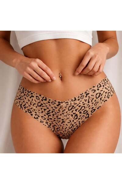 OEM Women's Leopard Hipster Panties Large-XLarge