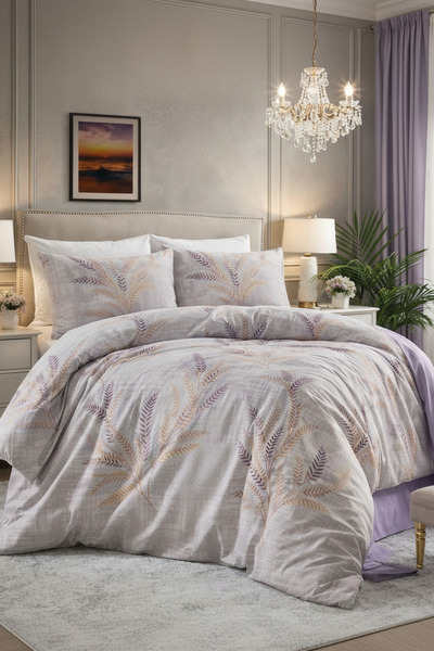 Vintero Home Daily Ranforce Cotton Lu Double Duvet Cover Set - 200X220 cm