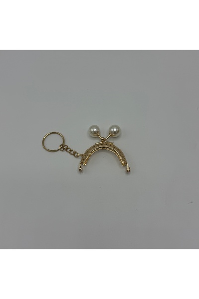 Aynalı 5,5 εκ. Κλιπς Πέρλες με Κουμπί, Σετ Μπρελόκ τεμαχίων με Πορτοφόλι Κλιπς