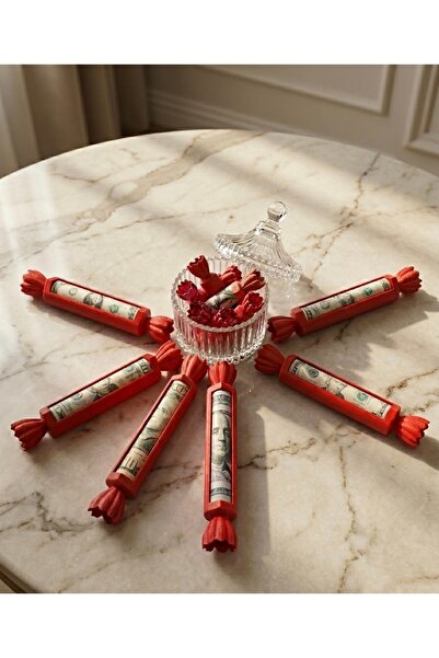 EAE DESİGN STUDİO 5'li Şeker Tasarımlı Para Kutusu Seti - Yaratıcı Nakit Hedi...