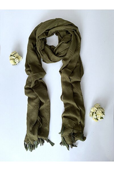 GOX Wave Pattern Long Fringed Cotton Piece Shawl-Pareo