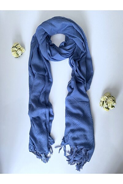 GOX Wave Pattern Long Fringed Cotton Piece Shawl-Pareo