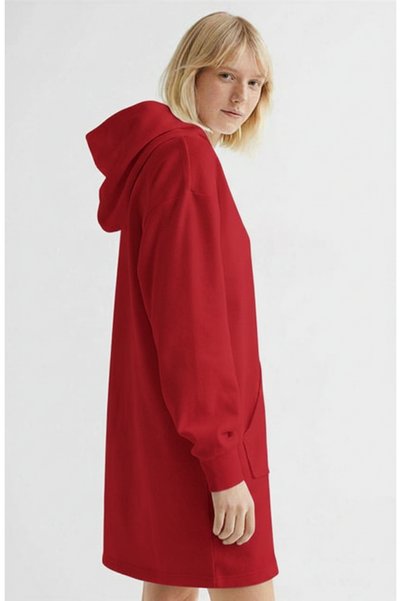 arakan Women's Kangaroo Pocket Hooded Sweat Dress K28 3020