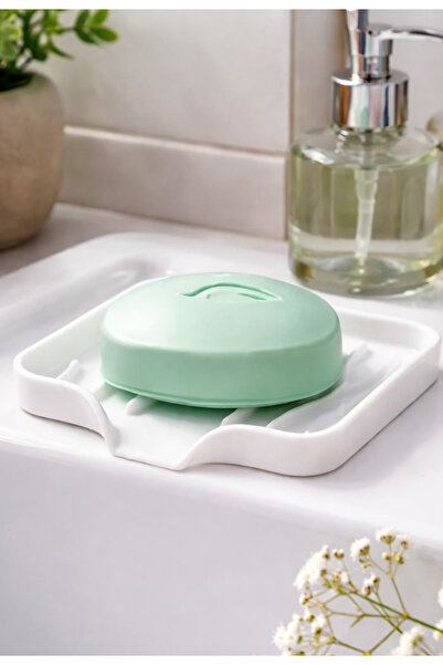 Onflow Self-Draining Soap Dish & Kitchen Sink Soap Holder
