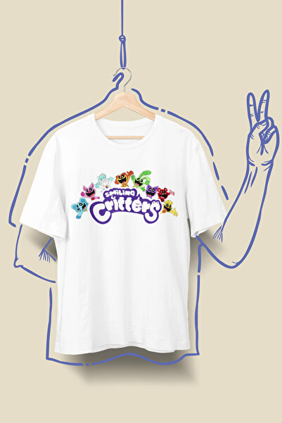 Morinna Tricou unisex pentru copii cu imprimeu Smiling Critters MR-01