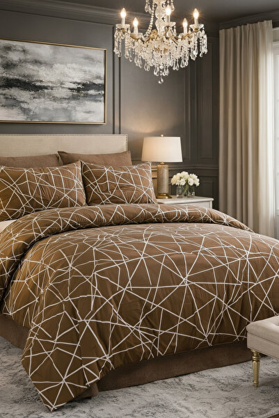 Vintero Home Daily Ranforce Cotton Lu Double Duvet Cover Set - 200X220 cm