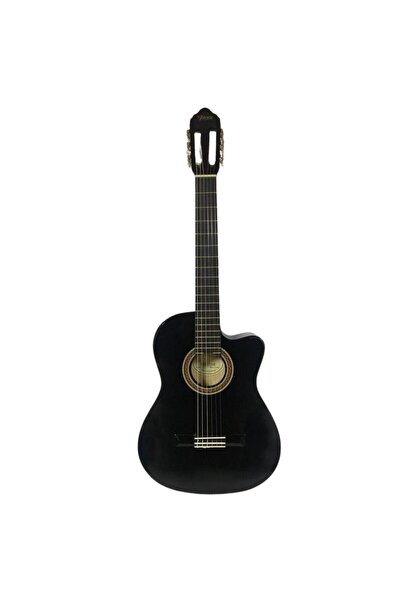 VALENCIA VC104TCVTBK Elektro Klasik Gitar 4/4 Siyah Sap Çelikli