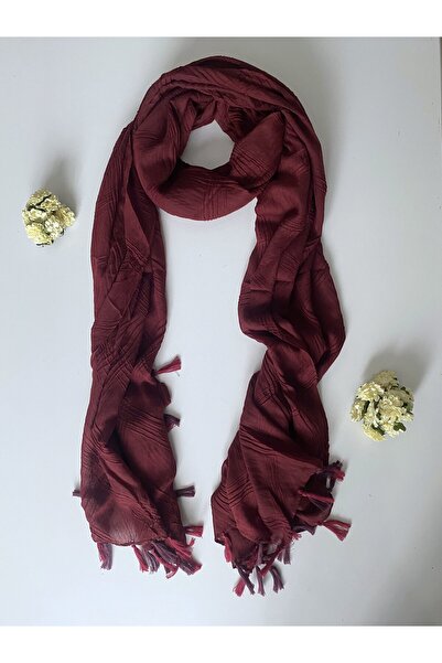 GOX Wave Pattern Long Fringed Cotton Piece Shawl-Pareo