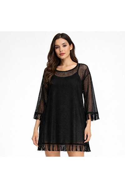 laviyonsa Rochie de plajă File cu ciucuri